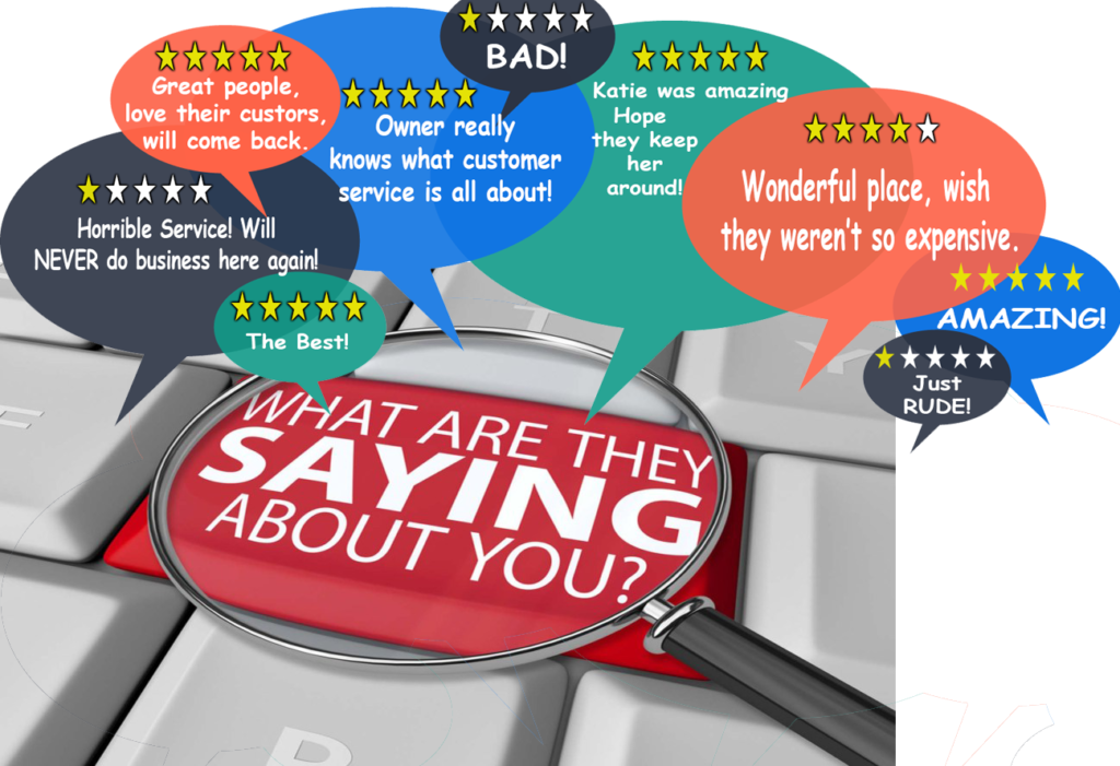 What are people saying about your business, what is your online reputation